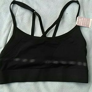 Strappy back sports bra